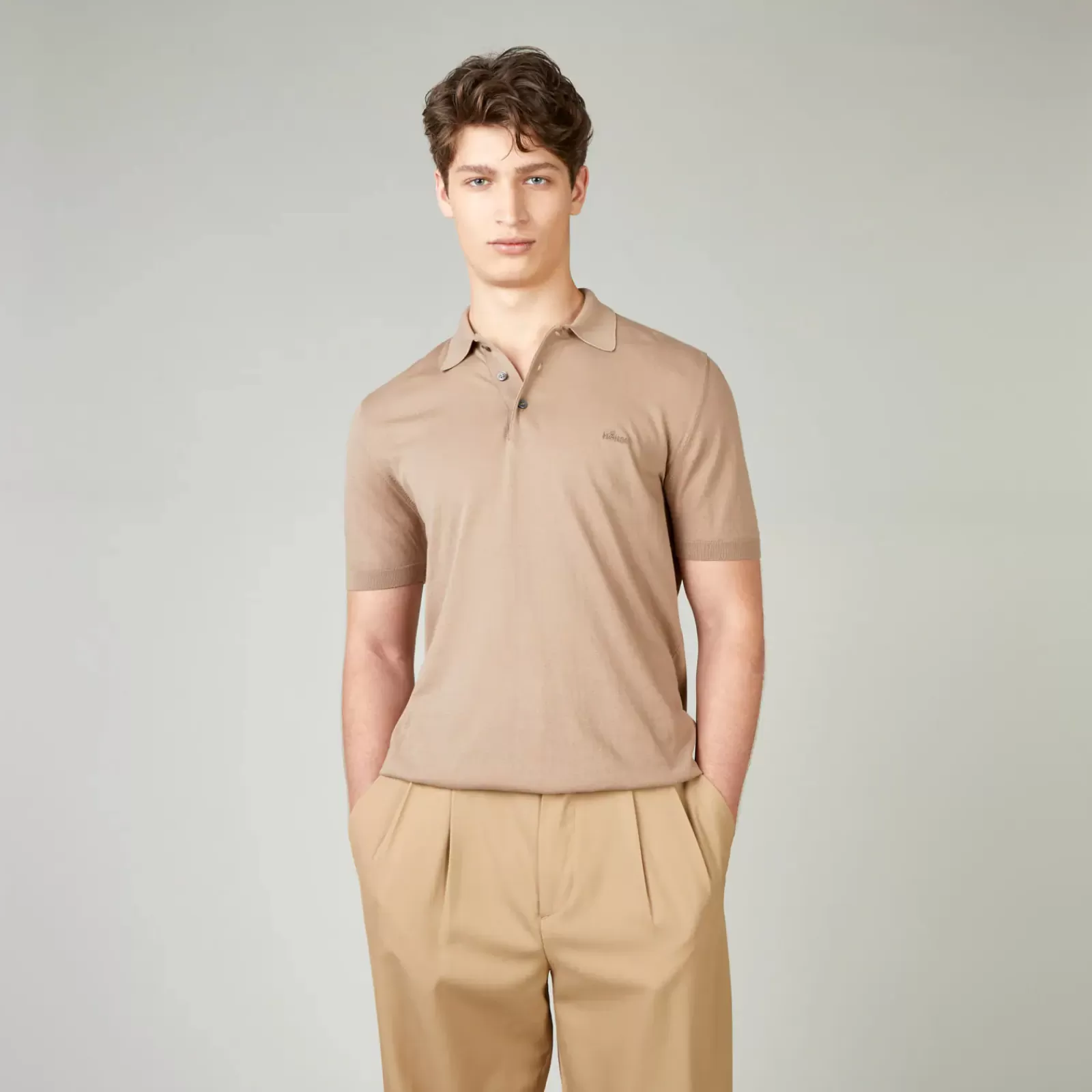 Homme Hogan Vêtements*Polo En Maille De Coton