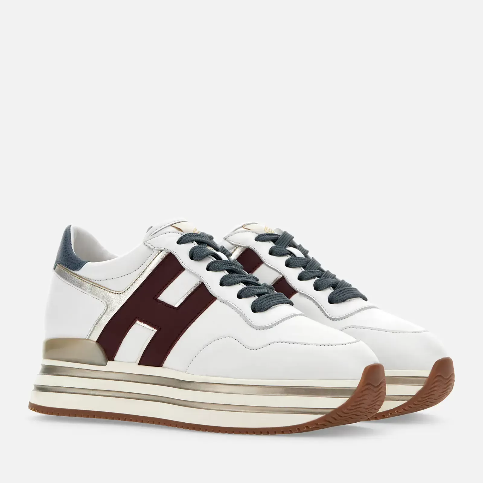 Femme Hogan Plateforme*Sneakers Midi H222